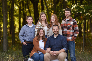 Pastor Bjorn Bakke and family